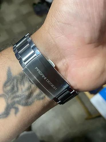 Ručni satovi: PAGANI DESIGN PD-YS005 -Plava-Omega seamaster 3000 Potpuno nov muški — 4