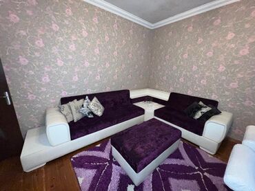 metbex kunc divanlari: Диван, Б/у, Раскладной, Без подьемного механизма, Ткань, Нет доставки