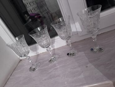 Qədəhlər: Qədəhlər, rəng - Ağ, Xrustal, 4 ədədli dəst — 2