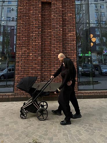 Коляски: Коляска, цвет - Черный, Б/у — 15