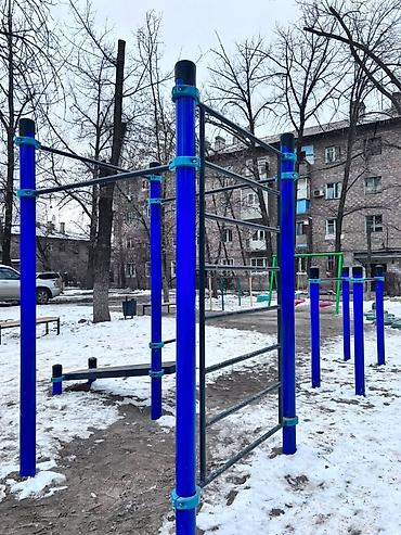 Детские площадки: Бесплатный замер территории бесплатный дизайн-проект воркаут bland — 3