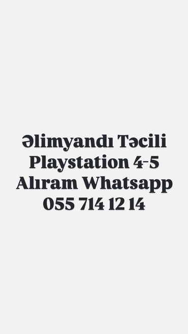 сколька стоит плейстейшен 4: Tecili Playstation 4 (slim ve pro ) Ve Playstation 5 aliram .Elandaki