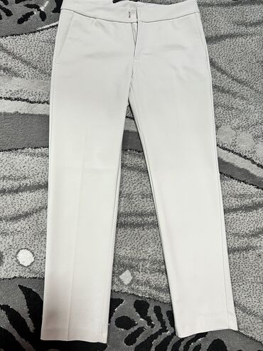 брюки палацо: Джинсы и брюки, цвет - Белый, Б/у