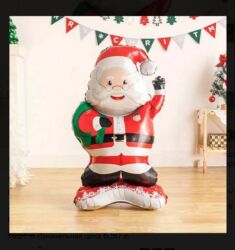 Yeni il oyuncaqları və bəzəkləri: Yeni il şar dəsti – Şaxta Baba Məhsul təsviri: - Material: folqa — 7