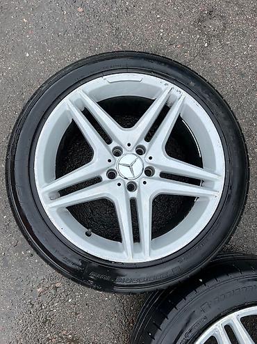 Транспорт: Литые Диски R 18 AMG, Комплект, отверстий - 5, Б/у — 8