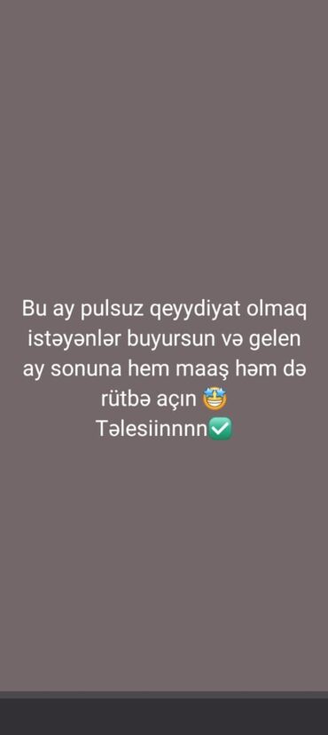 lalafo is elanlari surucu: UnityWomen Fortuna təklif etdiyi iş imkanları ilə bağlı bu elan məhsul