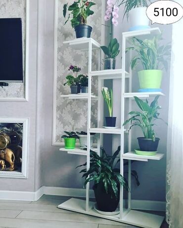 Полки для цветов: Лофт стиле, полка, стеллаж, подставки для цветов для книги, стол — 6