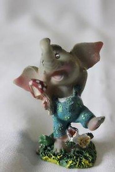 Figure: KERAMIČKA FIGURA SLON U BAŠTI | Keramička Figura Slon U Bašti visine — 4