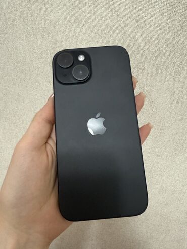 старые кнопочные телефоны: IPhone 15, Колдонулган, 128 ГБ, Кара, Коргоочу айнек, Каптама, Кабель, 89 %