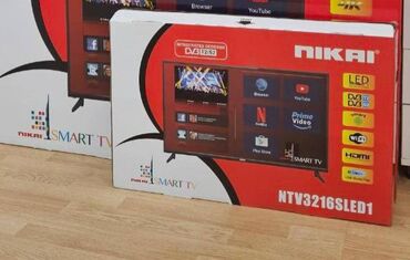 Televizorlar: Yeni Televizor Nikai Led 32" Pulsuz çatdırılma