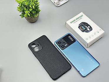 Poco X5 5G, Б/у, 256 ГБ, цвет - Синий, 2 SIM