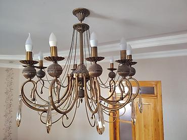 lyüstr: Çılçıraq, 10 və daha çox lampa, Metal — 2