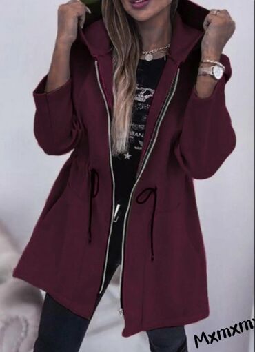 Dukserice: S (EU 36), Jednobojni, bоја - Siva — 4