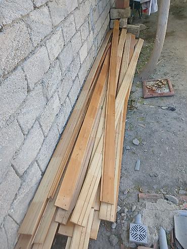 taxta lambir: Taxta materialları dəsti - Uzun şüalar: 2 ədəd, təxminən 3–4 m — 2