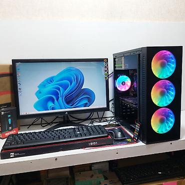 Masaüstü kompüterlər və iş stansiyaları: ŞOK ENDİRİM!!! Oyun üçün Kompüter "RGB Core i5 3470 16GB Ram GTX1050 — 7