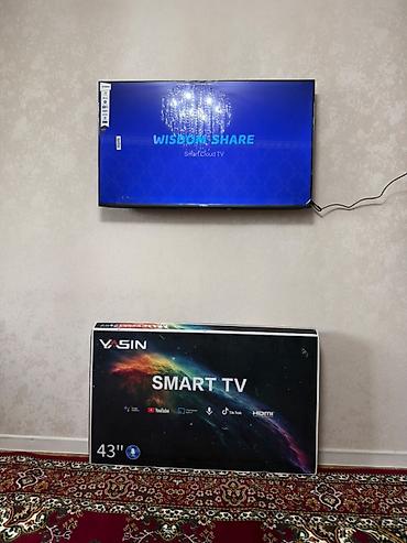 Телевизоры: Телевизор Smart TV с крупной диагональю (около 55–65"), тонкими — 23
