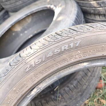 сапок авто: Шины 215 / 45 / R 17, Лето, Б/у, 1 шт, Легковые, Корея, Hankook — 4