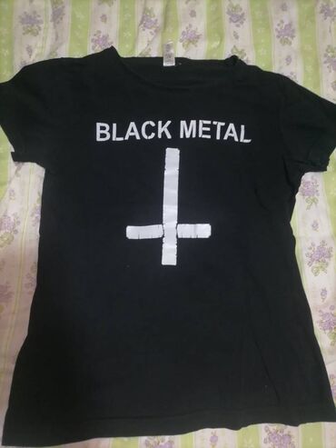 black squad majica: T-shirt S (EU 36), color - Black