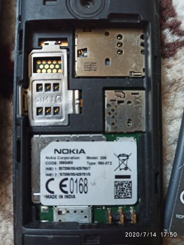 нокиа 206 в Кыргызстан: Nokia Черный цвет Требуется ремонт