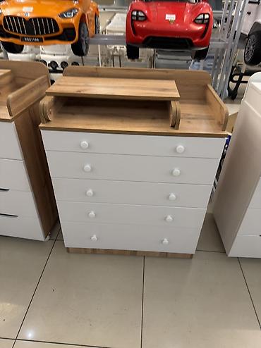 Детский комод: Детский комод, С пеленальным столиком, ЛДСП, цвет - Белый — 9