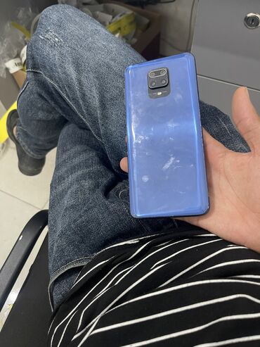 smart mini telefon: Redmi Note 9S, 128 GB, rəng - Göy, Zəmanət, Barmaq izi, İki sim kartlı