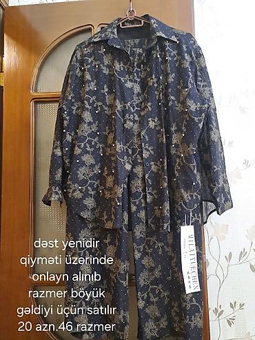 dest geyim: Qadın geyim dəsti – MILAIYUECHEN marka - Rəng: tünd (qara) fon — 1