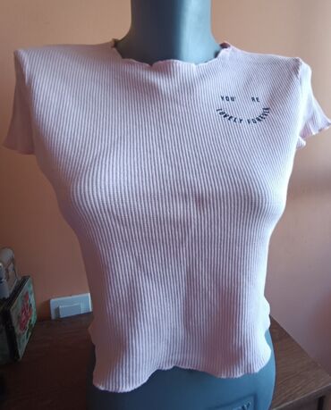 paciotti majice muske: Bershka, M (EU 38), Cotton, color - Pink