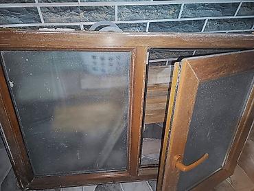 2.el pencere: İşlənmiş İkiqat şüşə paketi Plastik pəncərə, Еni: 1 sm, Uzunluğu: 80 sm — 1