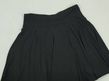czarne spódnice z rozcięciem: Spódnica, S, stan - Bardzo dobry