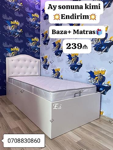 divar yataq: Yeni, Təknəfərlik çarpayı, Bazalı, Matras ilə — 2