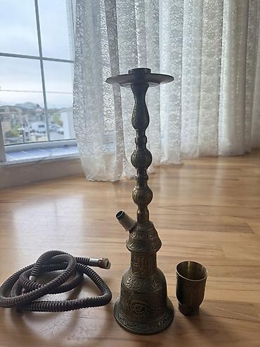 qızıl eşyaları: Mis Qalaydan Nərgilə Dəsti – Əl İşləməli, Oyma Naxışlı - Material — 4