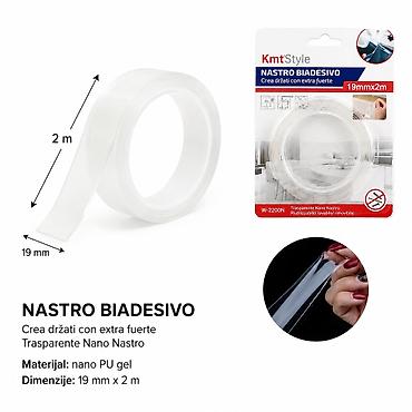 KMT Transparentna nano traka 3280586 Praktična višenamenska traka za