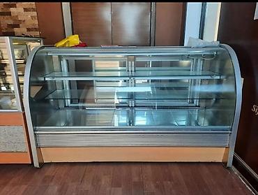 Холодильное оборудование: Sirniyyat ve kabab ucun vitrin soyuducu hün 125 Uzunlugu 205. der 80 — 1