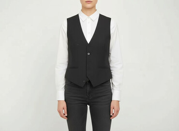 c a kamizelka damska garniturowa: Women`s waistcoat, size S