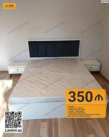 dosekler: Məhsul: Çarpayı (Kod: 4410) - Ölçü: 160 × 200 sm - Mexanizm: Açılan — 1