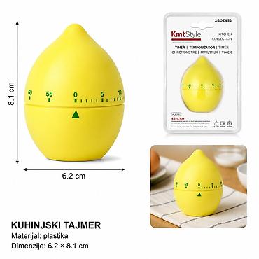 Ostala kuhinjska oprema: KMT tajmer za limun 2407452 Praktičan kuhinjski tajmer u obliku — 1