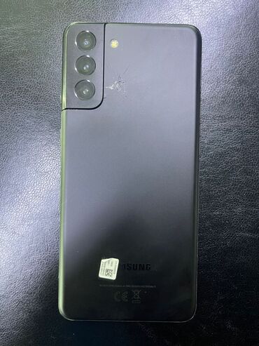 Samsung: Samsung Galaxy S21 Plus 5G, 128 ГБ, түсү - Кара, 2 SIM
