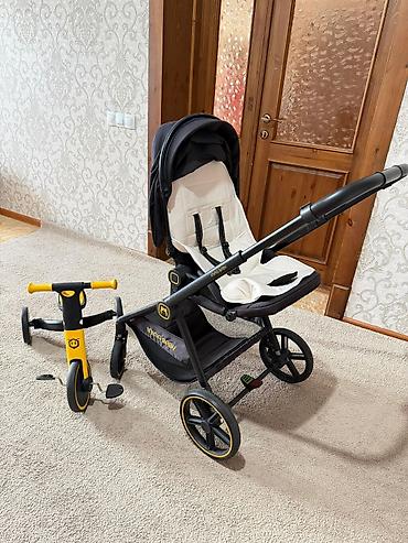 soft shell: Коляска прогулочная INING BABY + детский беговел/велобеговел — 5