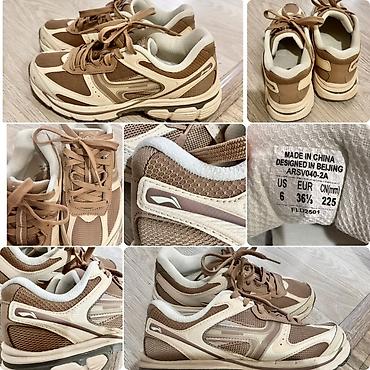 Кроссовки и спортивная обувь: Кроссовки и слипоны 1) Бежево‑коричневые кроссовки - Цвет — 4