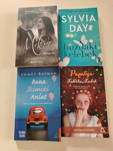 Bədii ədəbiyyat: Kitablar. Alinib oxunmayib. Yeni kimidi. 20 azn