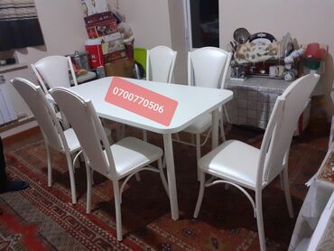 Кухонные столы и стулья: Кухонный стол и стул — 5