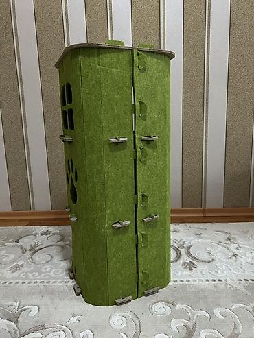 клетка хомяк: Игровой домик-башня для кошек. Новый, выполнен из фетра. Самовывоз 12 — 3