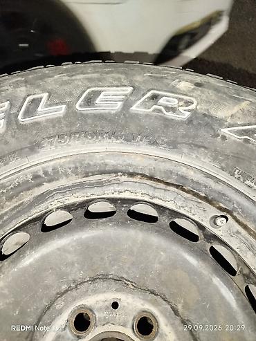 Колеса в сборе: Bridgestone Dueler A/T təkər dəsti + dəmir disklər - Brend/model — 2