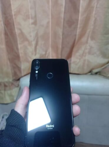 телефон сломанный: Xiaomi, Redmi Note 7, Б/у, 32 ГБ, цвет - Черный, 2 SIM
