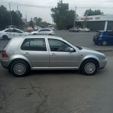 оригинальные штампованные диски опель: Volkswagen Golf IV, 5‑дверный хэтчбек, серебристый цвет. Кузов и