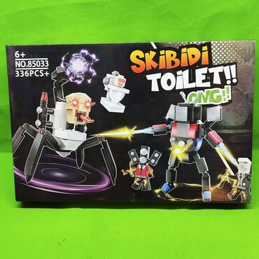 игрушки skibidi туалеты: Конструктор Скибиди Туалет из 336 деталей🤩 Новый крутой набор для