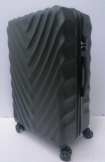 Putni koferi i torbe: HIT-SNIŽENJE! Srednji kofer ABS, model 8006 – crni EXTRA SNIŽENJE — 8