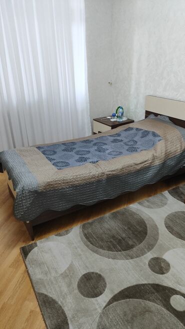turhan yatak: Односпальная кровать, Шкаф, 2 тумбы, Азербайджан, Б/у