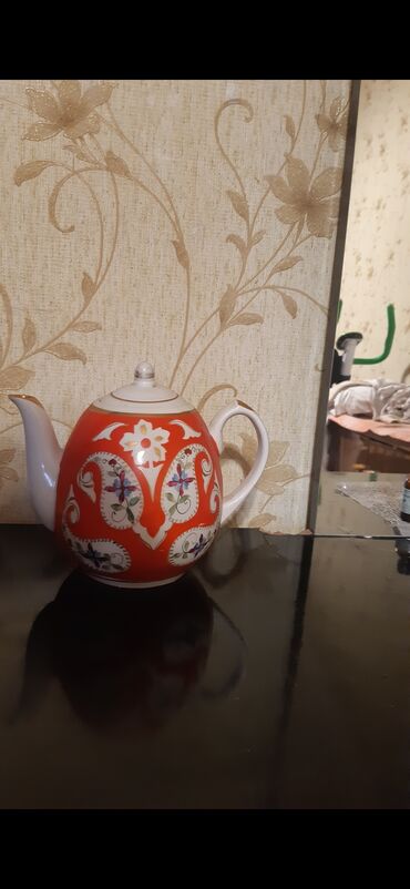 baikal çayı: İşlənmiş, rəng - Narıncı, Çaydan, Farfor