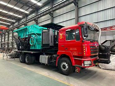 jet blower: Мобильная дробильно-сортировочная установка на автомобильном шасси — 1